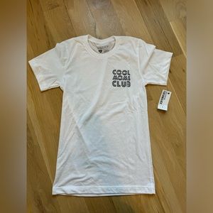 Hubs & Hers • Cool Moms Club T-Shirt • White • Small